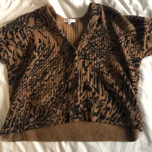 Madewell button up sweater super warm